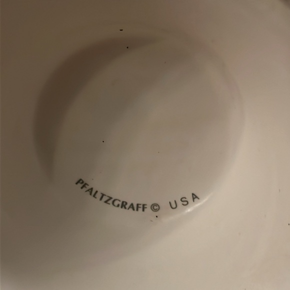 Pair of Pfaltzgraff Cape May Pedestal (Footed) Mugs  Discontinued MADE IN USA! - Picture 7 of 7
